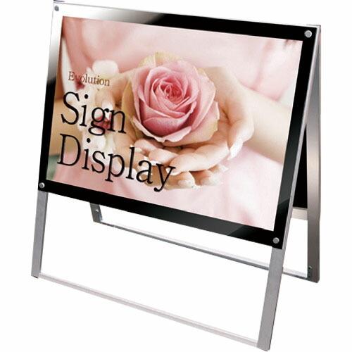 TOKISEI ポスター用スタンド看板 A1横両面ブラック ( PSSKA1YRB ) (メーカー取...