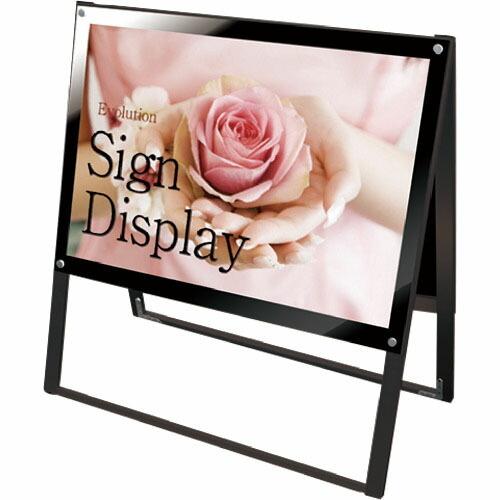 TOKISEI ブラックポスター用スタンド看板 A1横両面ブラック ( BPSSKA1YRB ) (...