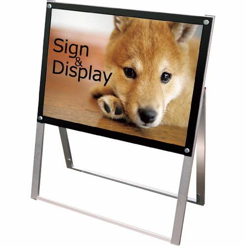 TOKISEI ポスター用スタンド看板 B2横片面ブラック ( PSSKB2YKB ) (メーカー取...