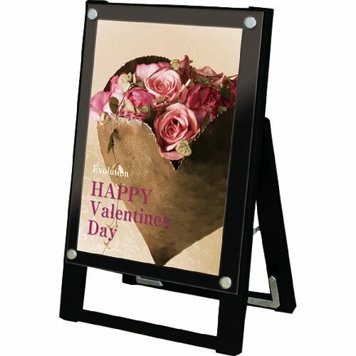 TOKISEI ブラックポスター用スタンド看板 A3縦片面ブラック ( BPSSKA3TKB ) (...