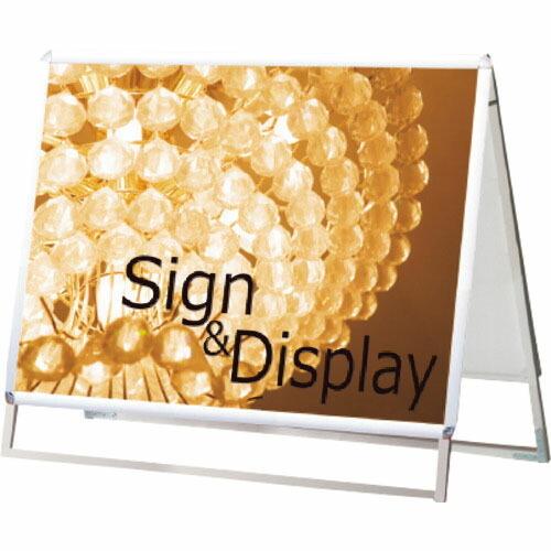 TOKISEI ポスターグリップスタンド看板 屋外用 B1横ロウ両面シルバー ( PGSKB1YLR...