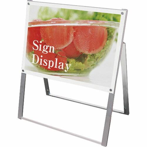 TOKISEI ポスター用スタンド看板 B2横片面ホワイト ( PSSKB2YKW ) (メーカー取...