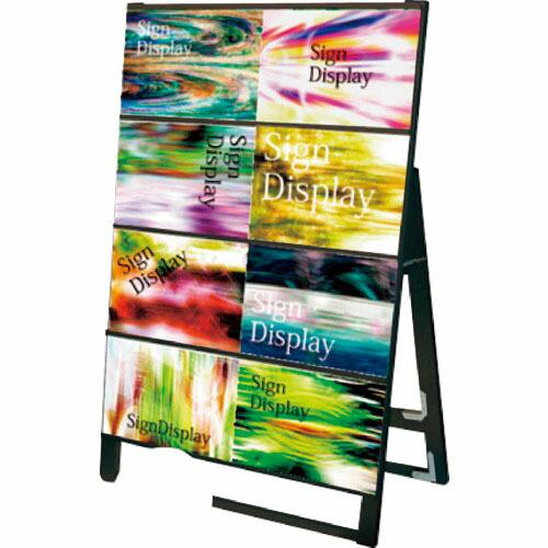 TOKISEI ブラックカードケーススタンド看板 A4横8片面 ( BCCSKA4Y8K )