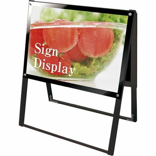 TOKISEI ブラックポスター用スタンド看板 B2横両面ブラック ( BPSSKB2YRB ) (...