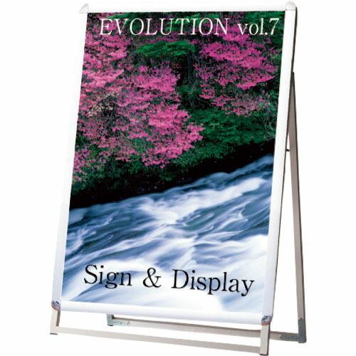 TOKISEI ポスターグリップスタンド看板 屋内用 A1ロウ片面シルバー ( PGSKA1LKS ...