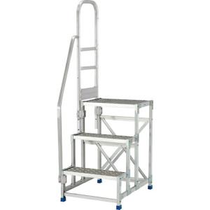 アルインコ 作業台 金具SUS仕様片側手すり付き ( CMT396DST ) アルインコ(株)住宅機器事業部 (メーカー取寄)｜orangetool