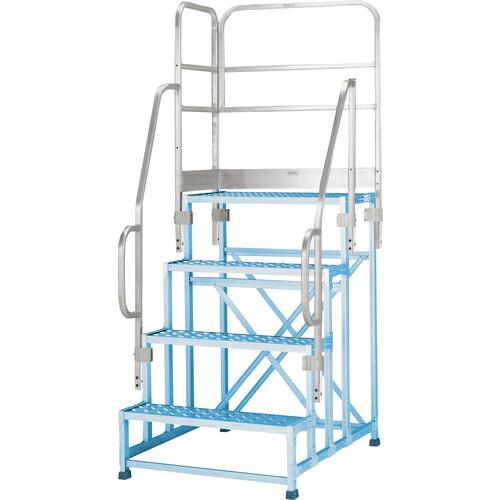 アルインコ 作業台CSBC-S用片側開口手すりセット  ( CSBT4GL )