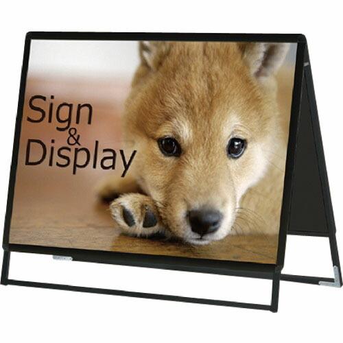 TOKISEI ポスターグリップスタンド看板 屋内用 B1横ロウ両面ブラック ( PGSKB1YLR...