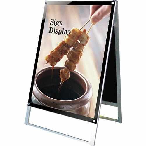 TOKISEI ポスター用スタンド看板 B1両面ブラック ( PSSKB1RB ) (メーカー取寄)
