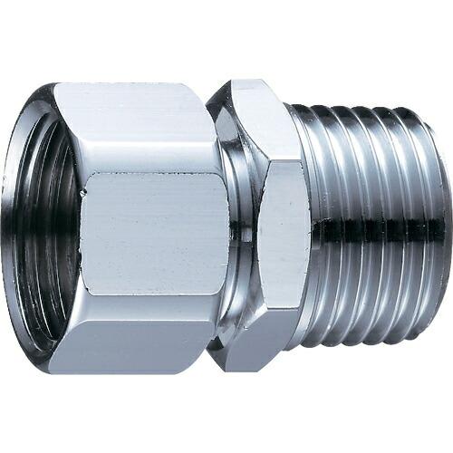 SANEI 片ナット付アダプター 袋ナット回転式 G1/2 R1/2 ( T90-26-13X13 ...