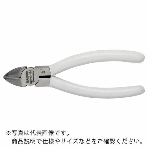 【SALE価格】BAHCO ニッパ(ステンレス刃) 切断能力:鉄線Φ0.8mm、銅線Φ0.8mm 2...