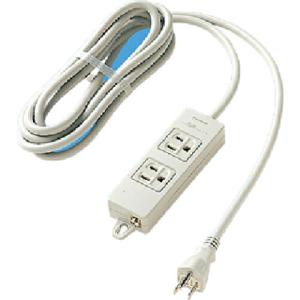 Panasonic OAタップ(接地15A形)(3Mコ-ド)(2コ口)(グレー) ( WCH2332H ) パナソニック(株)エレクトリック (メーカー取寄)｜orangetool