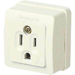 【SALE価格】Panasonic 接地角型コンセント 125V ( WK3001W ) パナソニック(株)エレクトリック｜orangetool