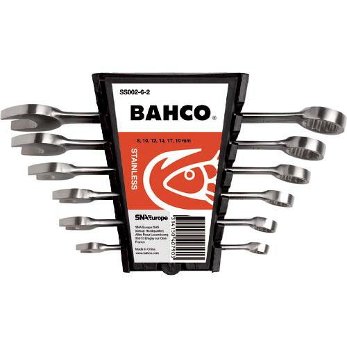 【SALE価格】BAHCO ステンレス製コンビネーションレンチ6本セット ミリサイズ ( SS002...