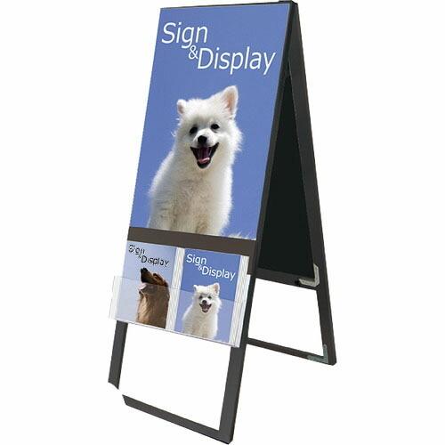 TOKISEI ブラックカタログケーススタンド看板 UタイプA2両面 ( BKCSKUA2R ) (...