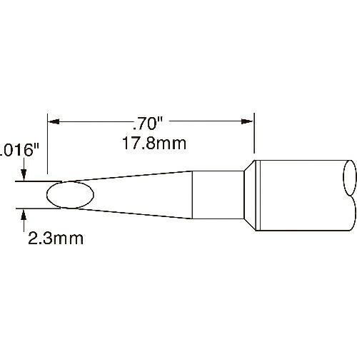 メトカル Metcal MFR-1160・SP-200シリーズ チップカートリッジ ( SSC-73...