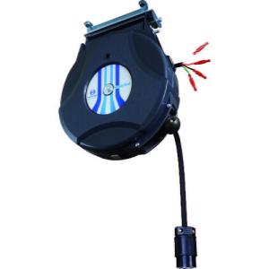 日平 リール 200Vコンセントリール 引掛け式3P接地コンセント ブラックグレー ( HEP-250L-BG ) (メーカー取寄)｜orangetool
