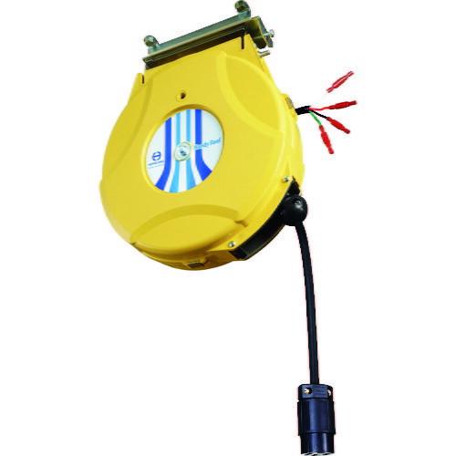 日平 リール 200Vコンセントリール 引掛け式3P接地コンセント イエロー ( HEP-250L-...