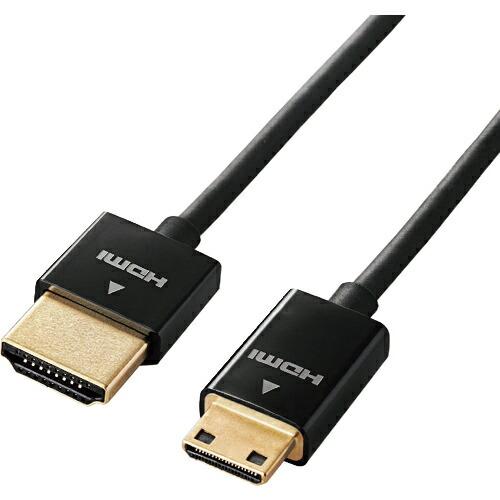 ELECOM スーパースリムHDMIケーブル (タイプA-C) 2.0m ブラック ( DH-HD1...