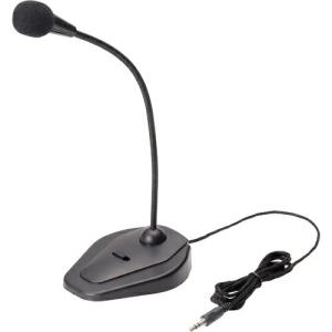 ELECOM スタンドマイク ミュートボタン付き フレキシブルアーム ブラック ( HS-MC05BK )｜orangetool