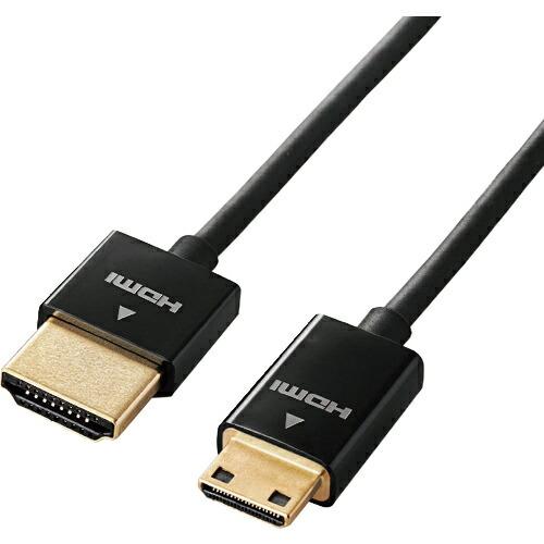 ELECOM スーパースリムHDMIケーブル (タイプA-C) 1.5m ブラック ( DH-HD1...