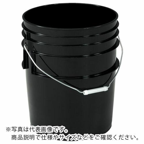 サンコー ペール容器 402008 サンペール#20N(本体+ハンドル)ブラック  ( SKSP-2...