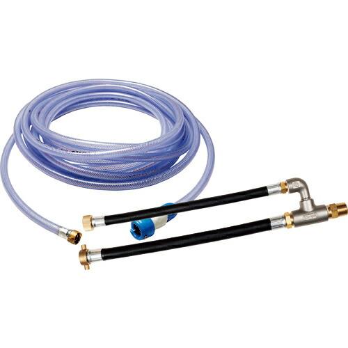 スーパー工業 水道直結用給水アダプターセット 吸水1/2×余水3/8用 ( 04000086A ) ...