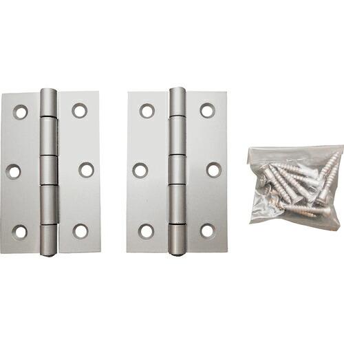 WAKI 厚口カラー丁番 VE‐007 89mm シルバー ( VE-007 ) (メーカー取寄)