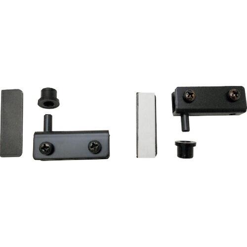 WAKI ガラス丁番 VF‐127 5mm 黒 ( VF-127 ) (メーカー取寄)