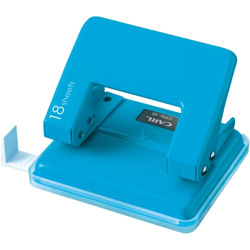 カール 2穴パンチ  ブルー 穿孔枚数18枚 ( CPN-18-B )
