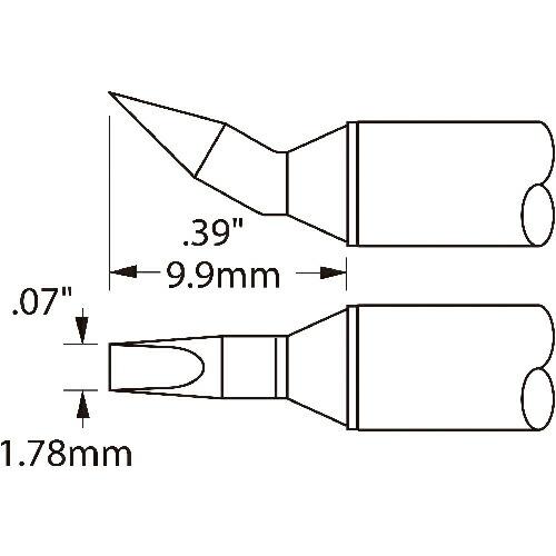 メトカル Metcal MXシリーズ チップカートリッジ ( STTC-198 ) OK Inter...