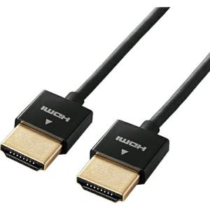 ELECOM スーパースリムHDMIケーブル イーサネット対応 1.0m ブラック ( DH-HD14SS10BK )｜orangetool
