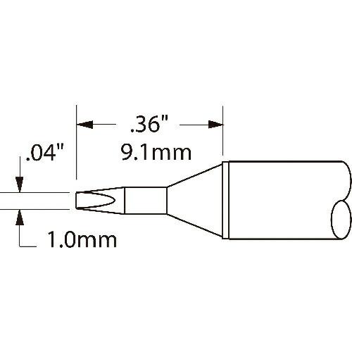 メトカル Metcal MXシリーズ チップカートリッジ ( STTC-125 ) OK Inter...