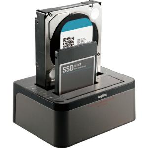 エレコム エラースキップ搭載 2BAY Duplicator HDD/SSDスタンド  ( LGB-2BDPU3ES )｜orangetool