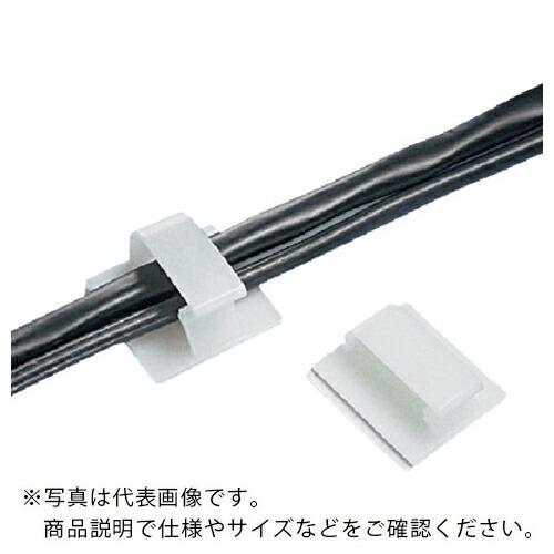 【SALE価格】PANDUIT 固定具 コードクリップ ゴム系粘着テープ付き ナチュラル ( BEC...