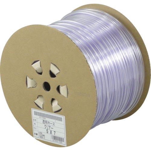 サンヨー 透明ホース5×7 100mドラム巻 ( TM-57D100T ) (株)三洋化成