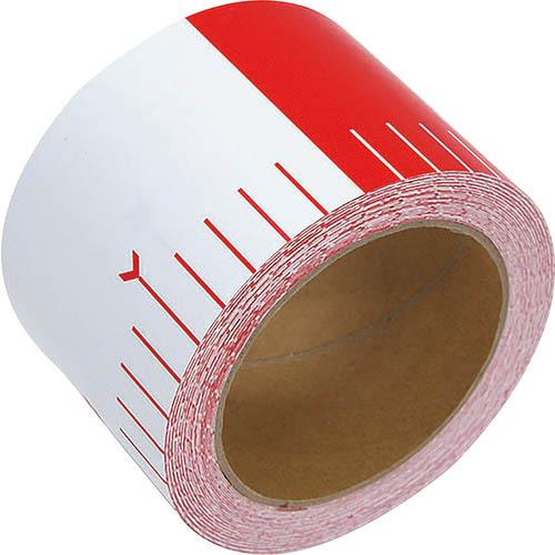 シンワ 貼付ロッド_合成紙製_75mm×25m_赤白20cm間隔 ( 78194 ) シンワ測定(株...