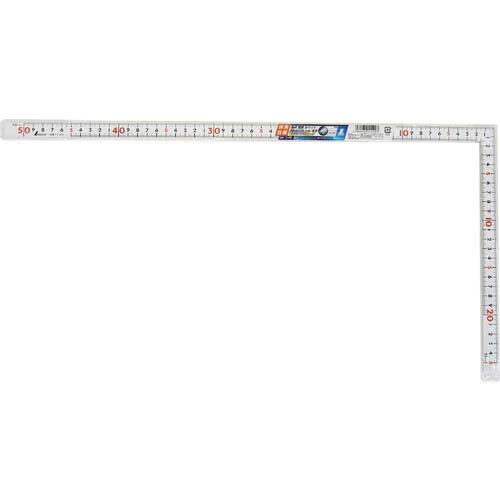 シンワ 曲尺同厚 ホワイト 50cm/1尺5寸 併用目盛 名作 ( 11109 ) シンワ測定(株)