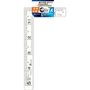 シンワ 曲尺平ぴた ホワイト 5寸/15cm 併用目盛 ( 11178 ) シンワ測定(株)｜orangetool