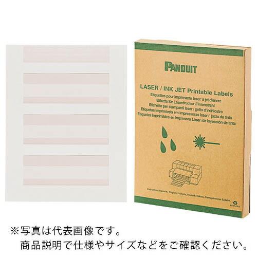 パンドウイット レーザープリンタ用回転ラベル 白 印字部50.8mmX19.1mm ラベル数500枚...