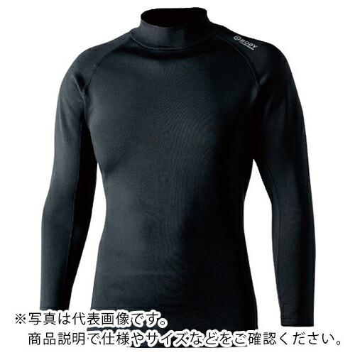 おたふく BTヒートブースト ヘビーウェイト ロングスリーブ ハイネックシャツ ブラック 3L ( ...