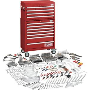 TONE 整備用工具セット ワイドキャビネットセット ( TCX961 ) (メーカー取寄)｜orangetool