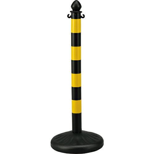 緑十字 チェーンスタンド ポール:黄反射/黒 ベース:黒 PSW-HTR 高さ:985mm 注水ベー...