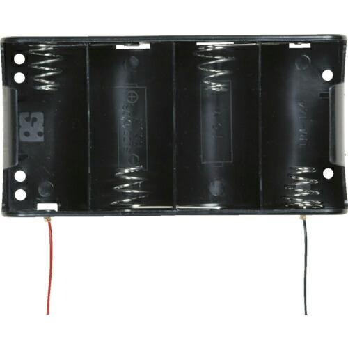 タカチ リード線付電池ホルダー 単1×4 ( SN1-4 ) (株)タカチ電機工業