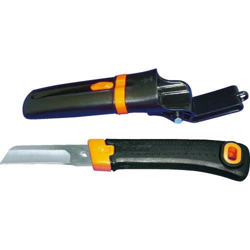 未来 デンコーマックR (電工ナイフ) ( DM-11  (ゴムグリップ) ) 未来工業(株)