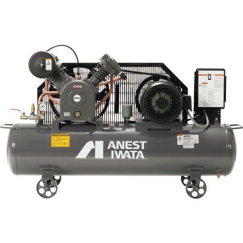 アネスト岩田 レシプロコンプレッサー(給油式) (タンクマウント・オイルタイプ) 60Hz 3.7k...