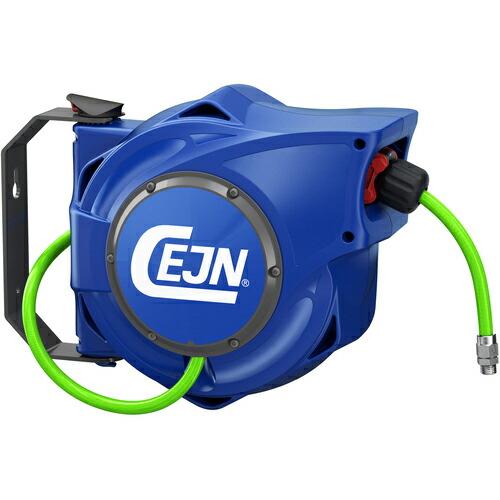 CEJN セーフティーリール(ネオングリーンホース) 14m 9.5x13.5mm 接続R3/8 (...