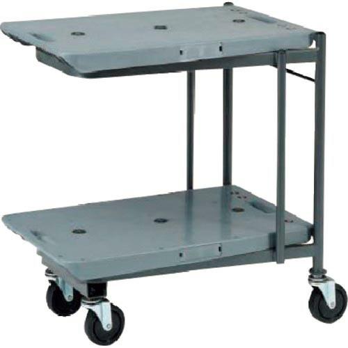 KAWAJUN 店舗用台車 ネスティングカットテーブルSLN 2段 均等荷重:上80kg、下100k...