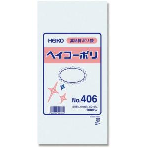 HEIKO ポリ規格袋 ヘイコーポリ No.406 紐なし 100枚入り ( 006617600 )｜ORANGE TOOL TOKIWA