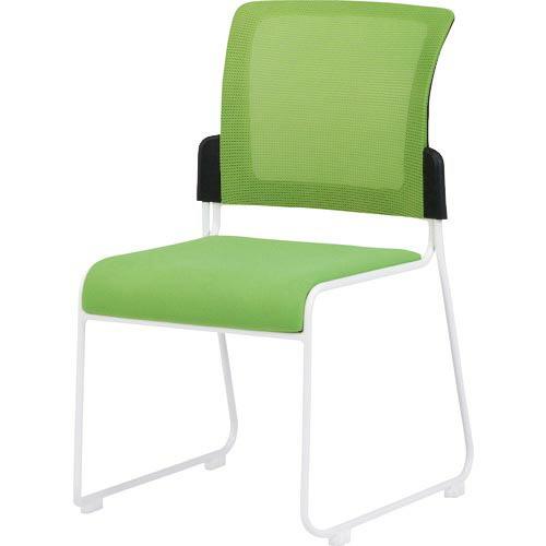 TOKIO スタッキングチェア メッシュ MCR-2 グリーン ( MCR-2-GN ) 藤沢工業(...